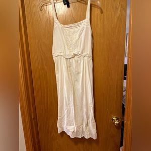 Boho style cream dress